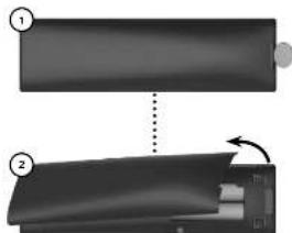 VIZIO PQ65F1 - Insertion et remplacement des piles. - 1