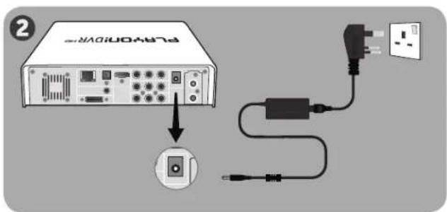 AC Ryan Playon!DVR HD ACRPV76120 - Connecting the hardware to your TV - 2