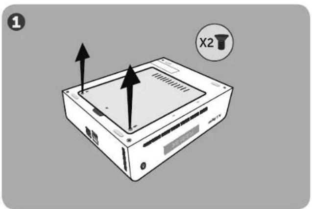 AC Ryan Playon!DVR HD ACRPV76120 - Jika Anda ingin menambahkan hard disk pilihan Anda sendiri, lakukan langkah-langkah ini. - 1
