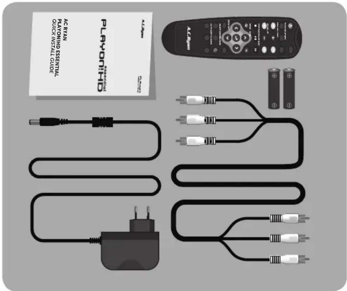 AC Ryan ACRPV73500 Playon HD Essential - merc i d'aVoir acheTé ce ProduiT eT bienVenue dans la communauTé Playon! ce guide d'insTallaTion raPide Vous PermeTTra de connaÎTre les bases de VoTre nouvelVeau Playon!hd essenTial. - 1