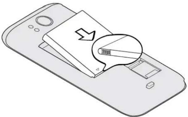 HTC Sensation XL - Installer la batterie - 2