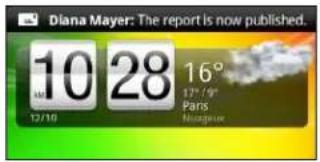 HTC Sensation XL - Afficher et répondre à un message - 1