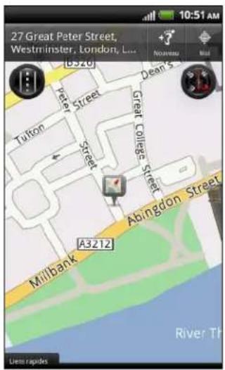 HTC Sensation XL - Afficher des cartes - 1
