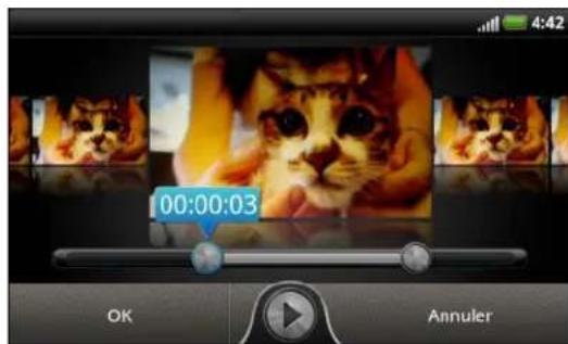 HTC Sensation XL - Découper une vidéo - 1