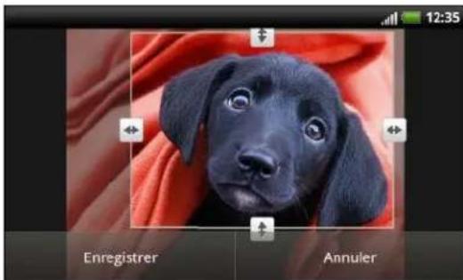 HTC Sensation XL - Rogner une photo - 1