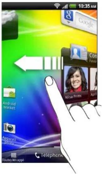 HTC Sensation XL - Écran d'accueil étendu - 1