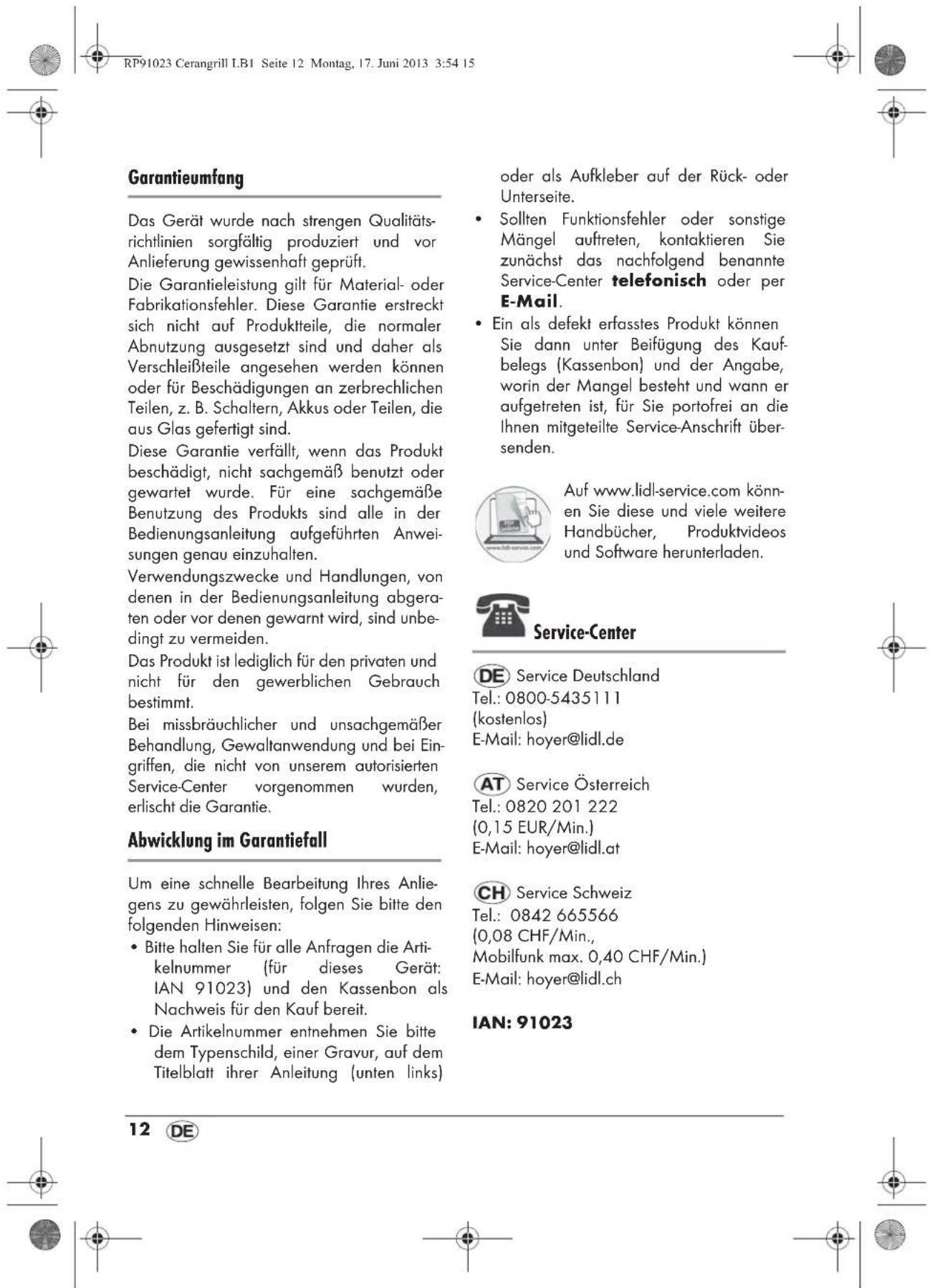 SILVERCREST Ceran SCG 1200 A1 - 2