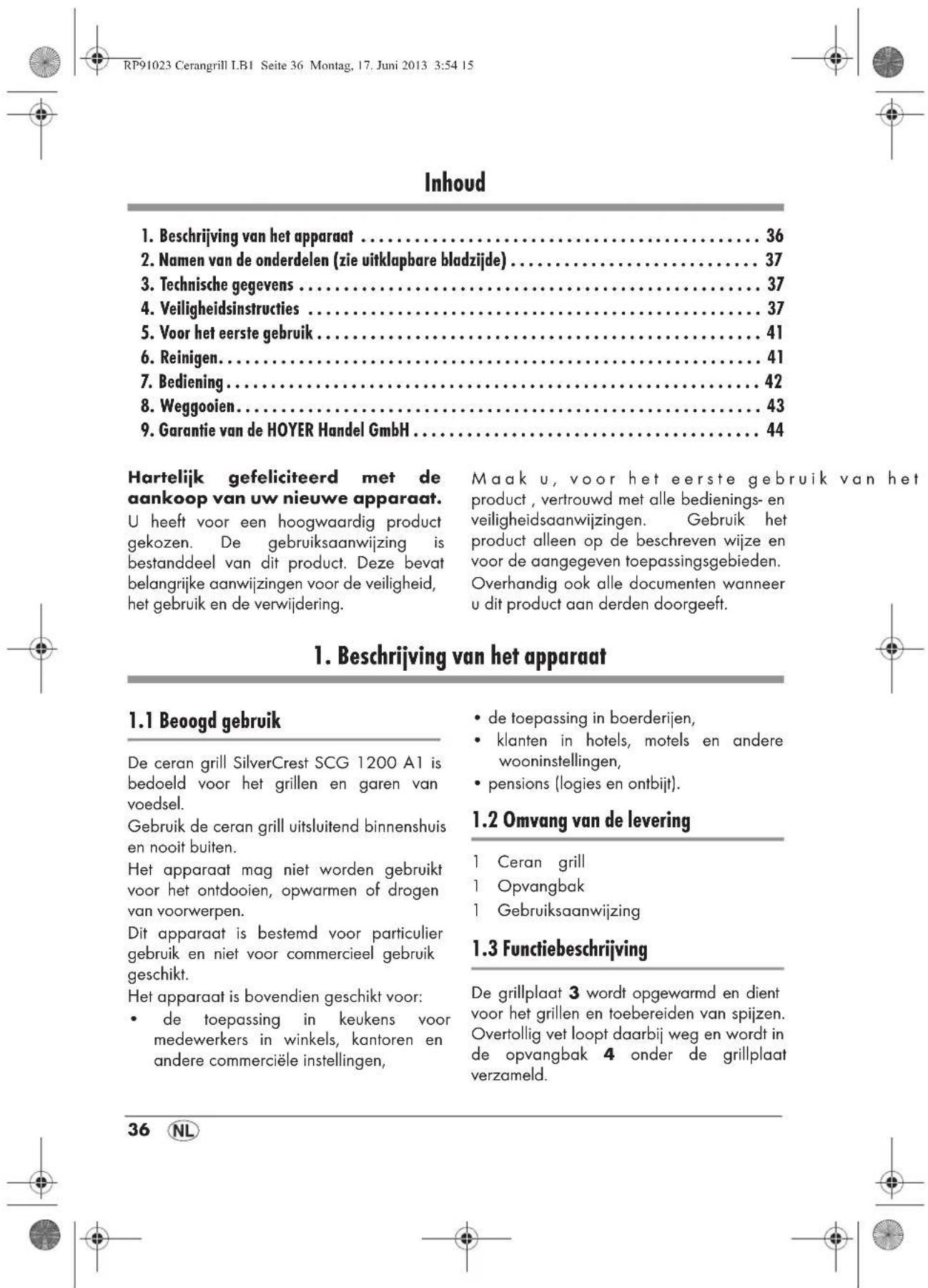 SILVERCREST Ceran SCG 1200 A1 - 8