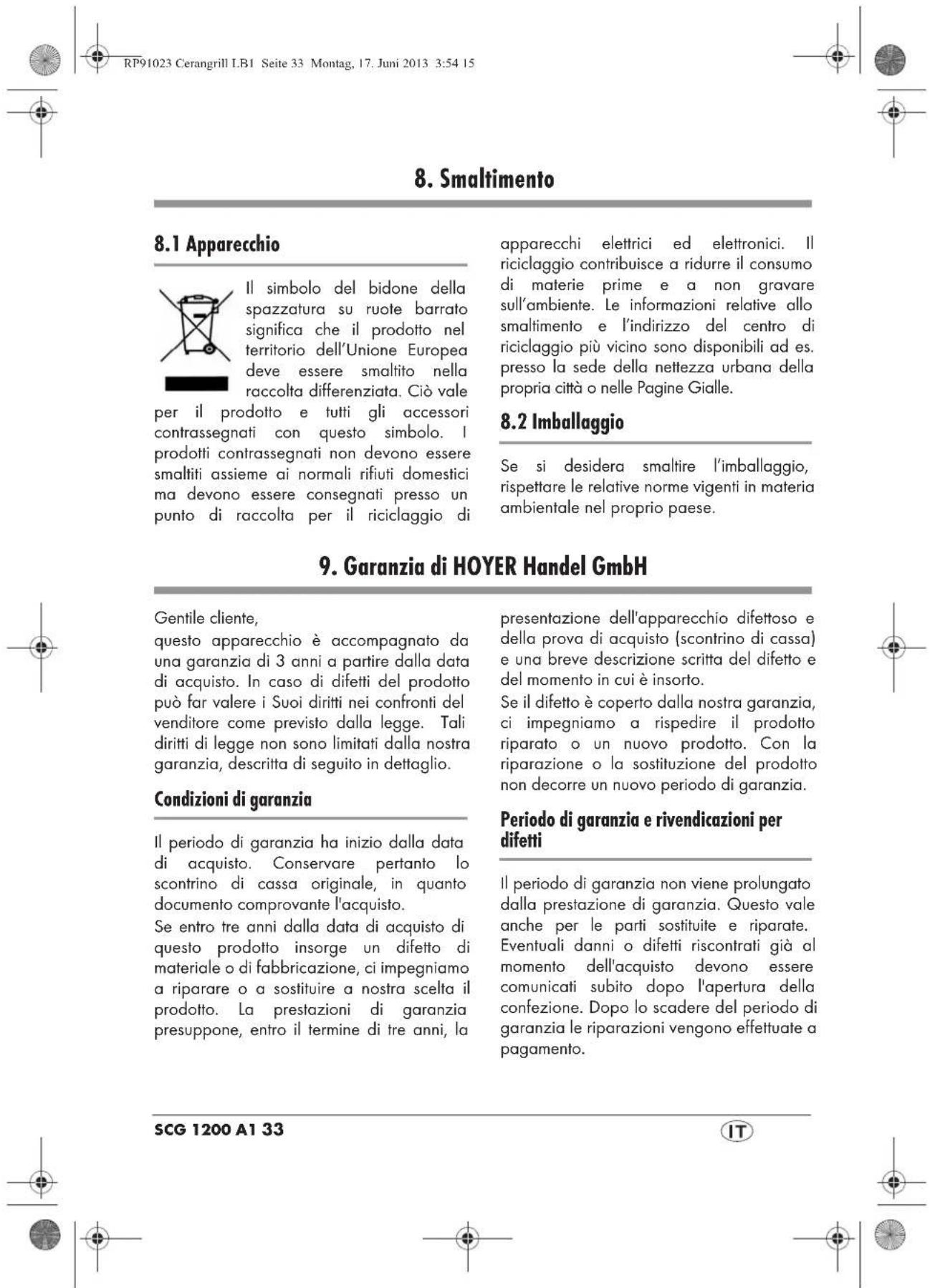 SILVERCREST Ceran SCG 1200 A1 - 5