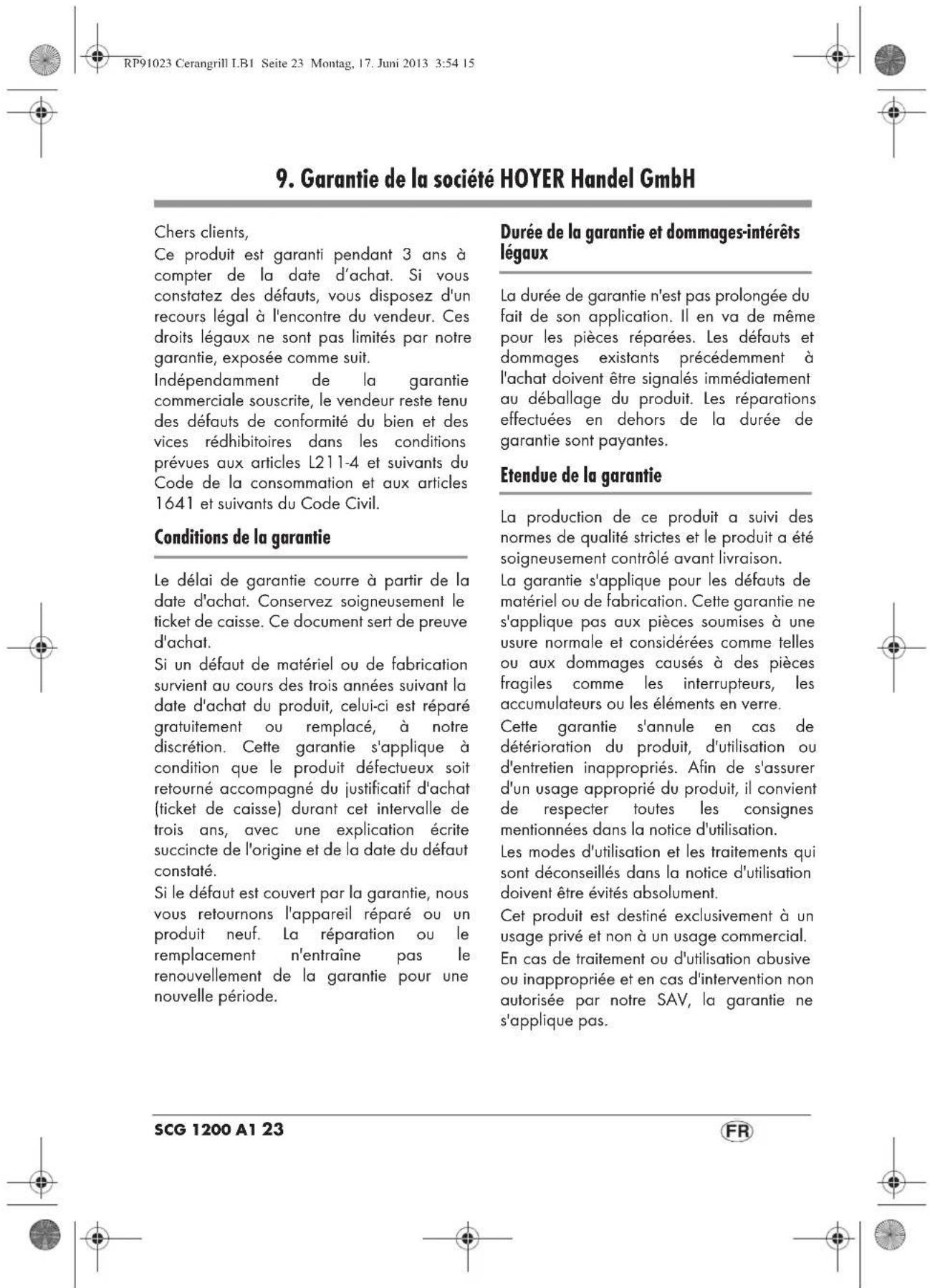 SILVERCREST Ceran SCG 1200 A1 - 4