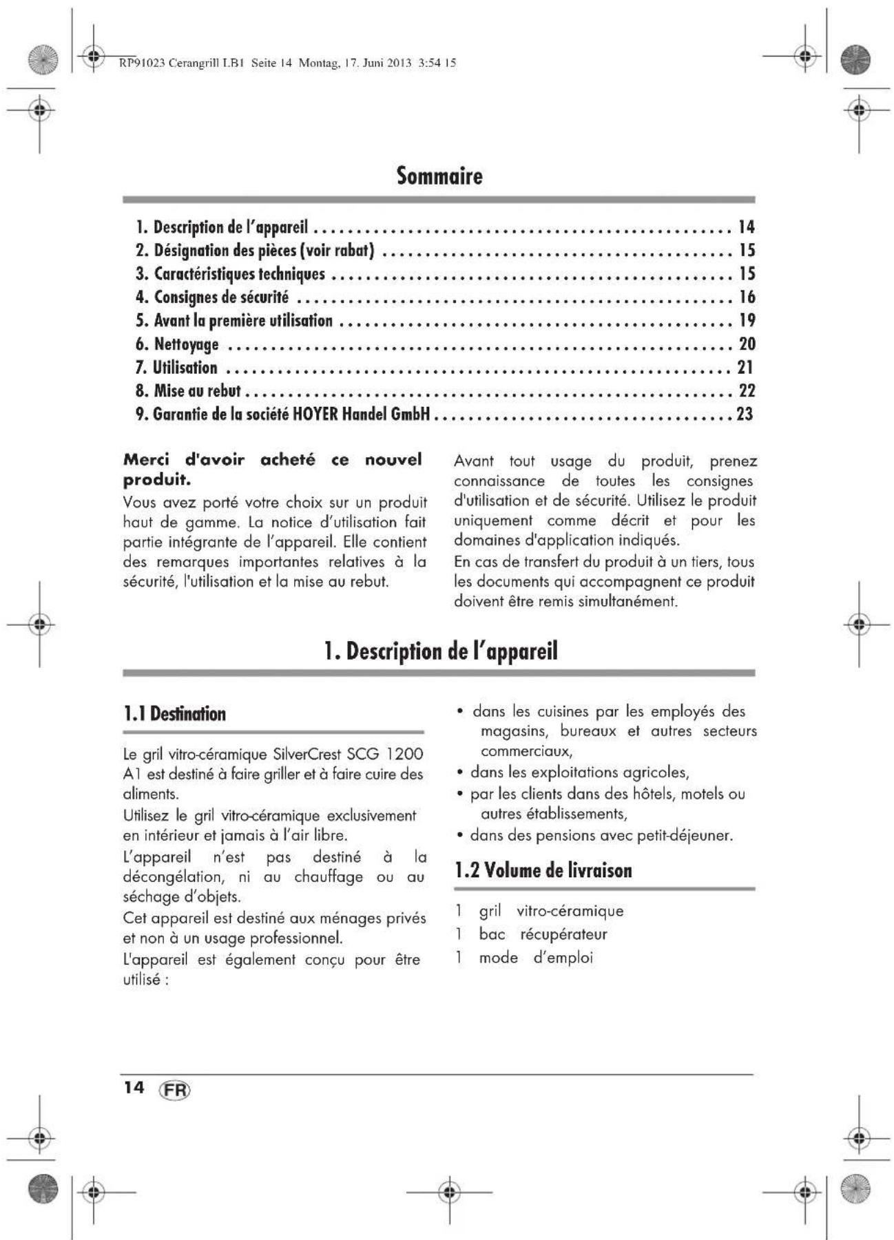 SILVERCREST Ceran SCG 1200 A1 - 4