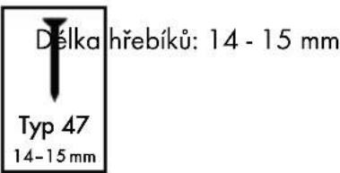 PARKSIDE PHET 15 B1 - Hrebiky: - 1