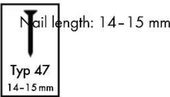PARKSIDE PHET 15 B1 - Nails: - 1