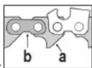 FLORABEST FSG 85 B1 - Sharpening the saw chain - 4