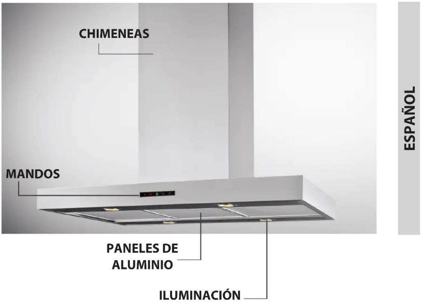 SAMSUNG HDC9B90UX - CAMPANA DE COCINA - 1