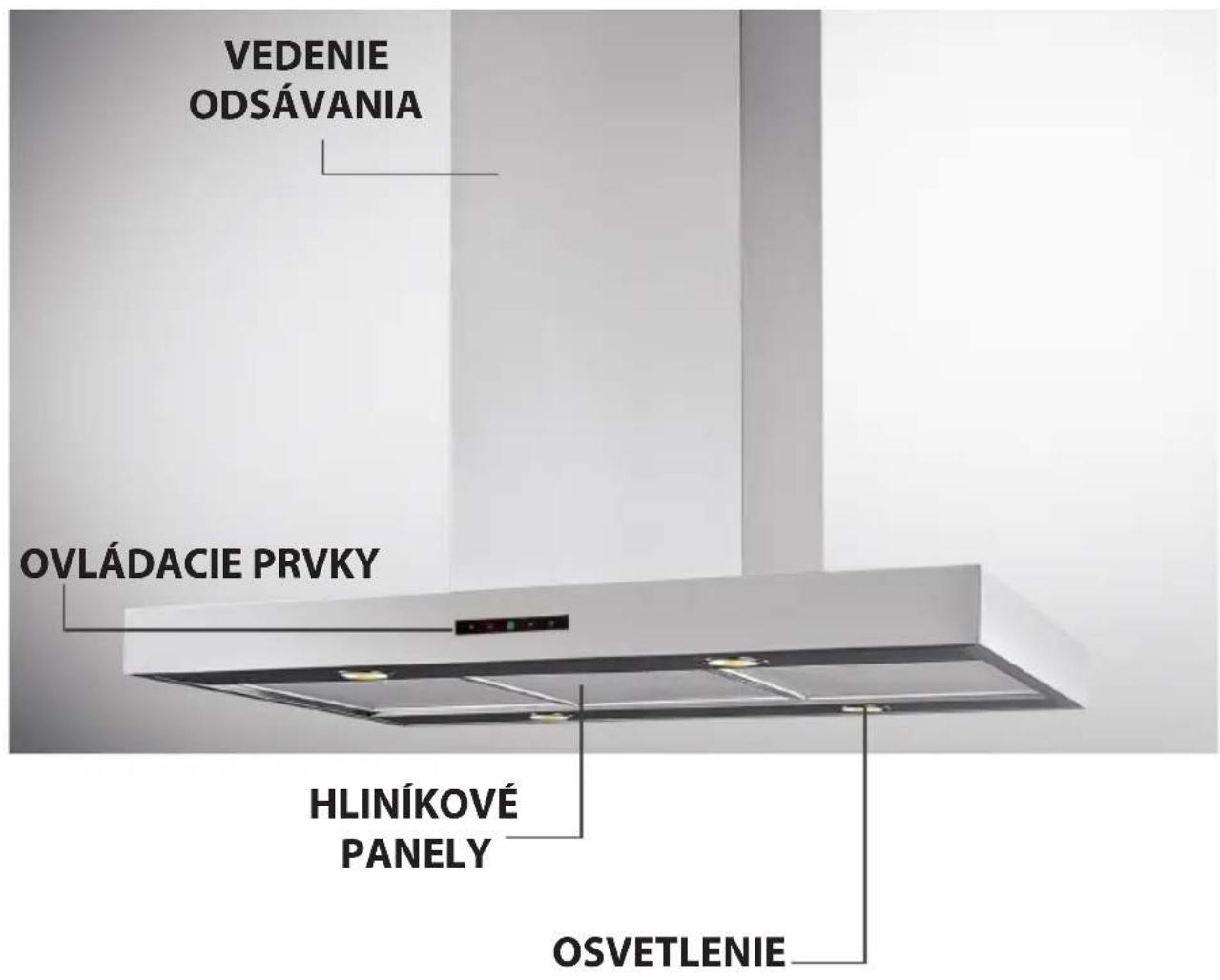 SAMSUNG HDC9B90UX - KOMÍNOVÍ ODSÁVAC - 1
