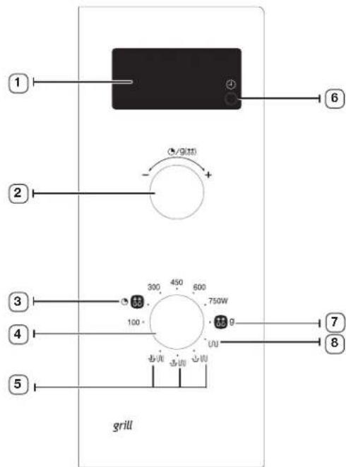SAMSUNG GE72VSS - PANNELLO DI CONTROLLO - 1