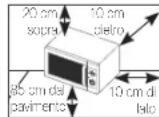SAMSUNG CM1099 - INSTALLAZIONDE DEL FORNO A MICROONDE - 1