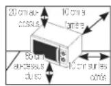 SAMSUNG CM1099 - INSTALLATION DU FOUR MICRO-ONDES - 1