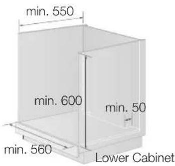 SAMSUNG BQ1S4T244 - Installation in the cabinet - 2
