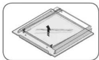 SAMSUNG BQ1S4T244 - DOOR GLASS REMOVAL - 3