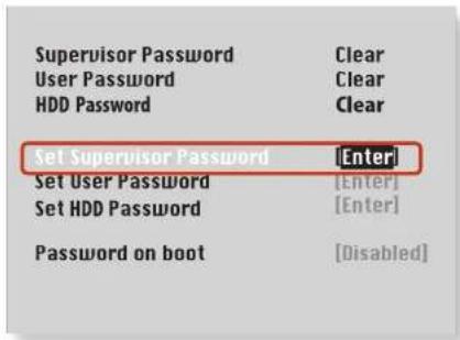 SAMSUNG NPX125I - 设置主管密码 - 1