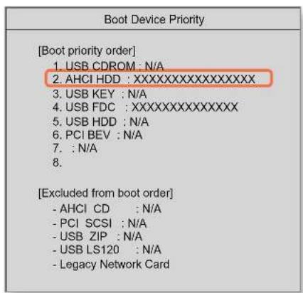 SAMSUNG NPX125I - 更改引导优先级 - 3