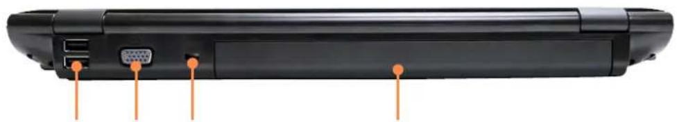 SAMSUNG NPP580E - 后视图 - 1