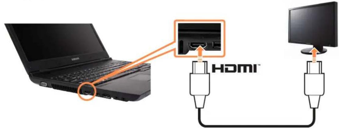 SAMSUNG NPP580E - 连接到显示器端口 - 3