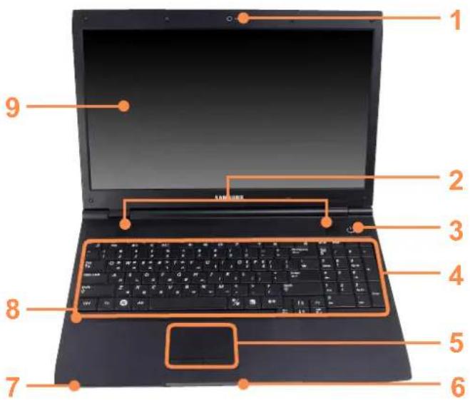 SAMSUNG NPP580E - 前视图 - 1