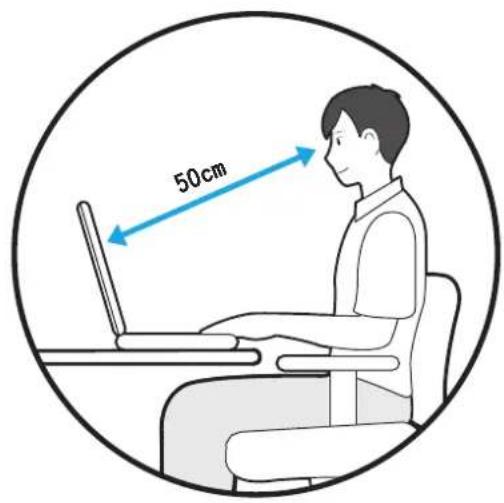 SAMSUNG NPP580E - 眼部姿势 - 1