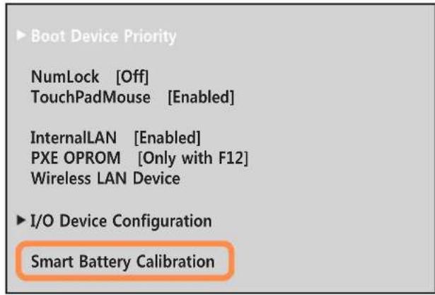 SAMSUNG NPP580E - 使用电池校准功能 - 1