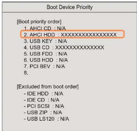 SAMSUNG NPP580E - 更改引导优先级 - 2