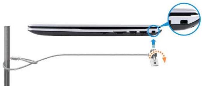 SAMSUNG NP370R5E - Utilisation du logement de sécurité - 1