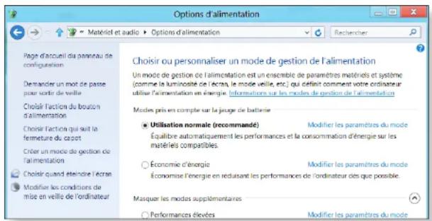 SAMSUNG NP370R5E - Utilisation du programme de gestion de l'alimentation - 1