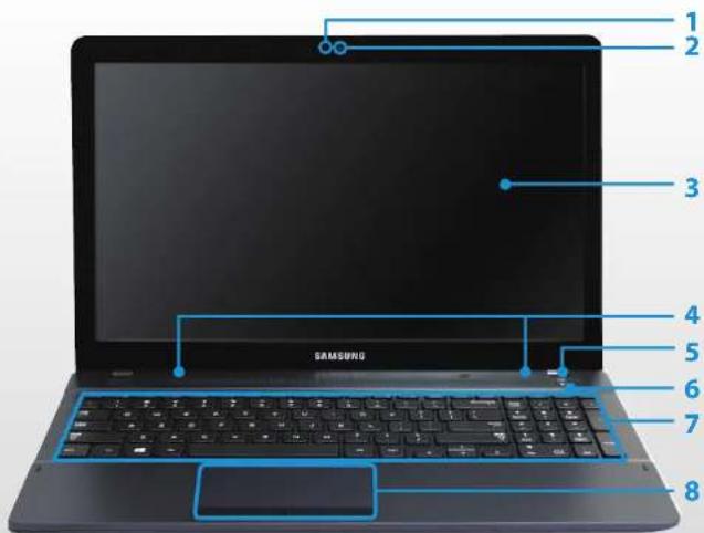 SAMSUNG NP270E5GI - 前视图 - 2