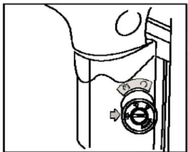 LML Star 200 - Steering lock-cum ignition switch. - 1