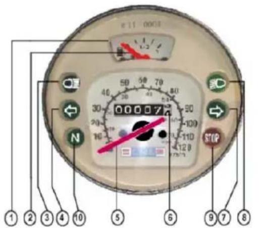 LML Star 200 - ARMATURENBRET - 1