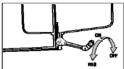 LML Star 200 - Control of flow of petrol (Fig. 29): - 1