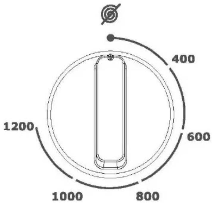 UNIC LINE UWM1209DDA3+R - CHAPITRE 5: PANNEAU DE CONTRÔLE BOUTON SÉLECTEUR DE LA VITESSE D'ESSORAGE - 1
