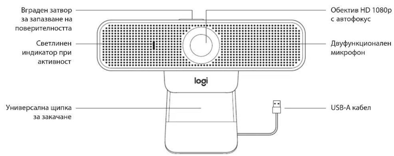 LOGITECH C925e - 3AIO3HAITECECbC CBOIPOJyKT - 1