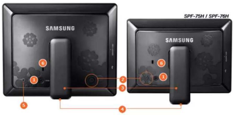 SAMSUNG SPF85H - Arriere - 1