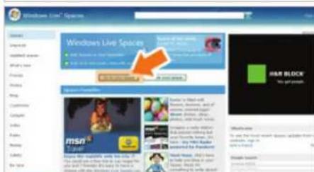 SAMSUNG SPF83V - Vérification de Windows Live Space et du téléchargement de photos - 2
