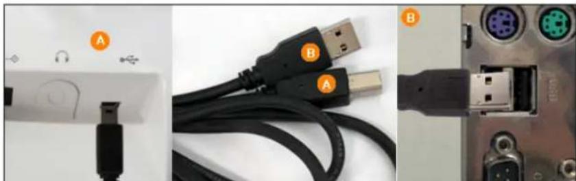 SAMSUNG SPF83V - Port de liaison descendante - 1