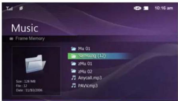 SAMSUNG SPF83V - List Menu - 1