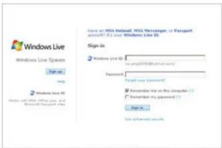 SAMSUNG SPF83V - Vérification de Windows Live Space et du téléchargement de photos - 1