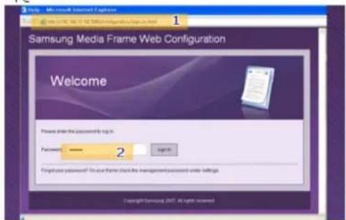 SAMSUNG SPF83V - Management Web - 2
