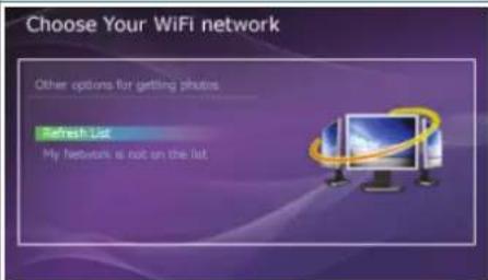 SAMSUNG SPF83V - Choose Your WiFi Network - 1