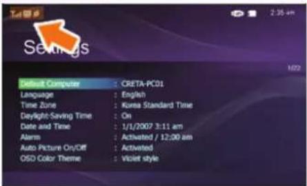 SAMSUNG SPF83V - Vérification des connexions réseau - 9