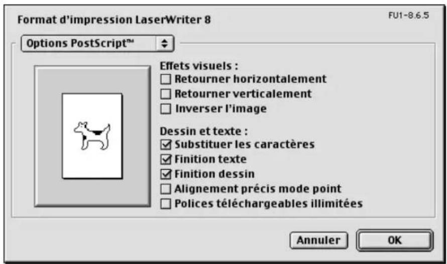 PANASONIC KXP7500 - - Options PostScript - 1